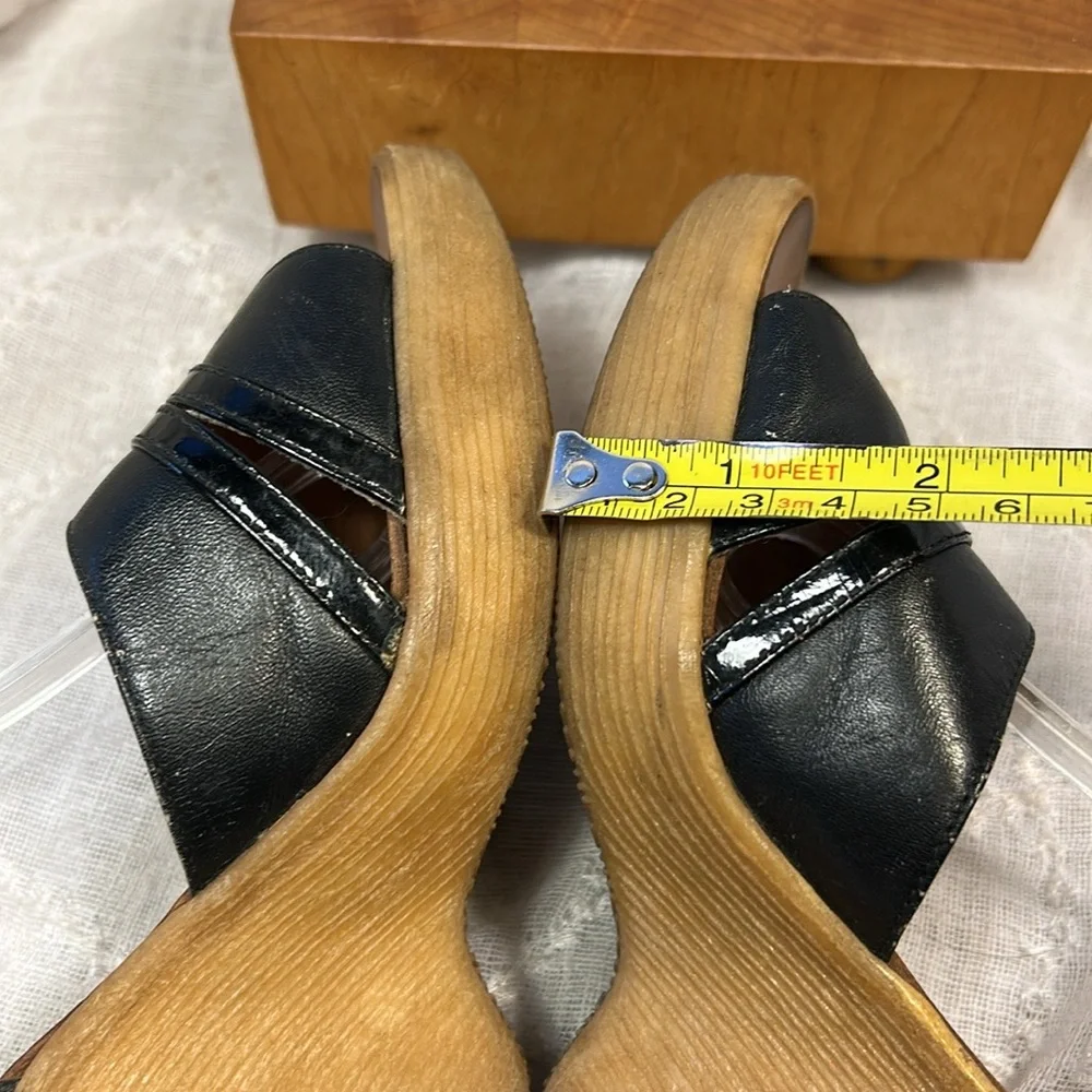 Famolare made in Italy leather wedge sandals